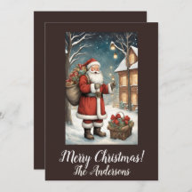 Christmas Santa 2 Merry Christmas! Christmas card