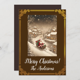 Christmas Santa 4 Merry Christmas! Christmas card