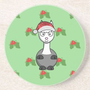 christmas santa Alpaca Coaster