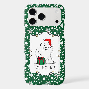 Christmas Santa American Eskimo Dog HO HO HO Cute
