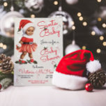 Christmas Santa Baby Baby Shower African American Invitation<br><div class="desc">Santa Baby Christmas Baby Shower for a African American Black Baby girl. Features adorable girl a in santa outfit with candy canes and holly ans Snowflakes. Perfect for the mum and dad to be near the Christmas holidays! All wording can be changed to fit your needs. To make more changes...</div>