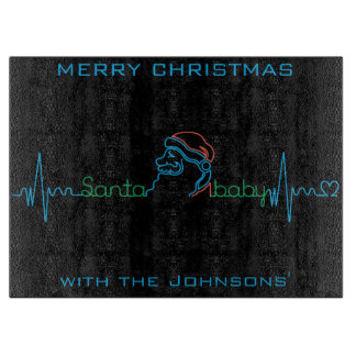 Christmas Santa Baby Cutting Board