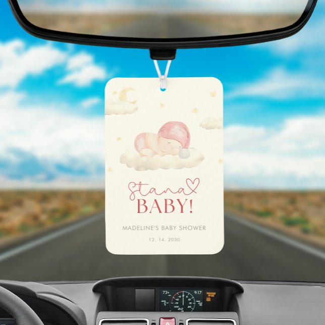 Christmas Santa Baby Girl Shower  Car Air Freshener (Creator Uploaded)