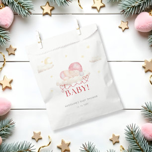 Christmas Santa Baby Girl Shower Favour Bag