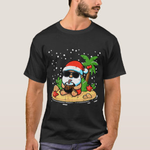 Christmas Santa Beach Xmas Trocal Hawaii Men Women T-Shirt