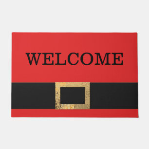 Christmas Santa Belt Doormat