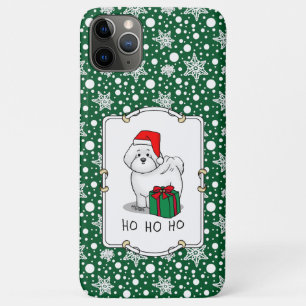 Christmas Santa Bichon Frise Dog Cute iPhone 11 Pro Max Case