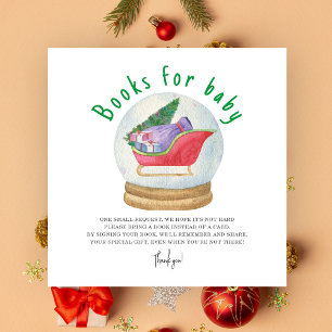Christmas Santa - books for baby ticket Enclosure Card