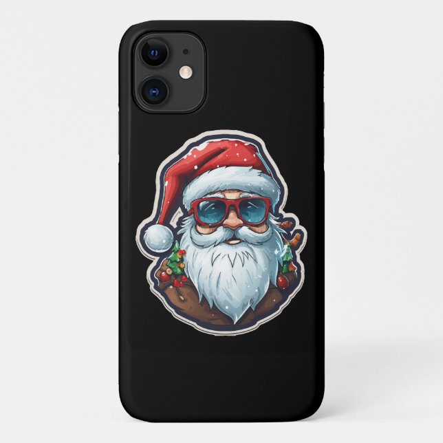 Christmas Santa Case-Mate iPhone Case (Back)