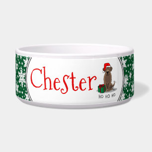 Christmas Santa Chocolate Labrador Retriever Cute