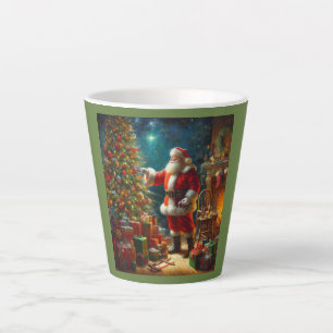 Christmas Santa Claus 1 Latte Mug