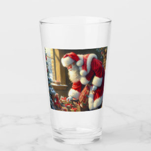 Christmas Santa Claus 3 Glass