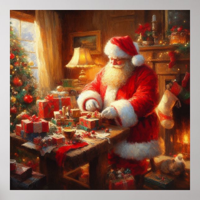 Christmas Santa Claus 4 Poster (Front)