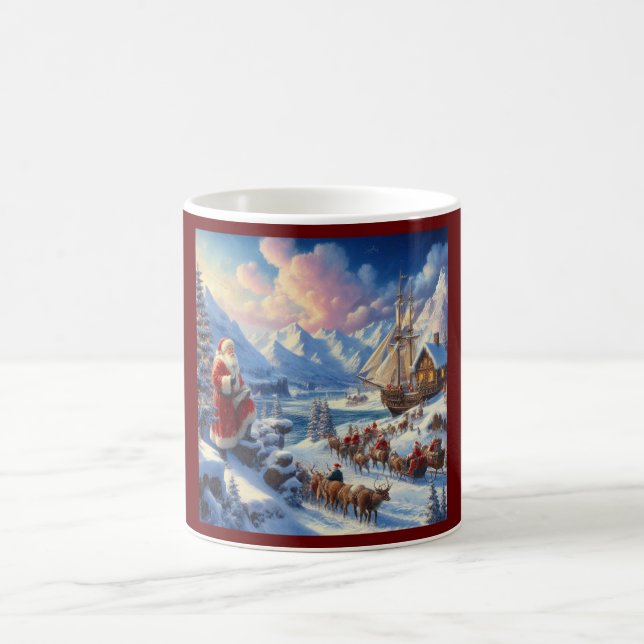 Christmas Santa Claus 6 Coffee Mug (Center)