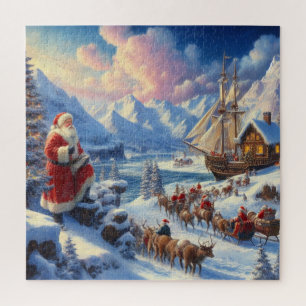 Christmas Santa Claus 6 Jigsaw Puzzle