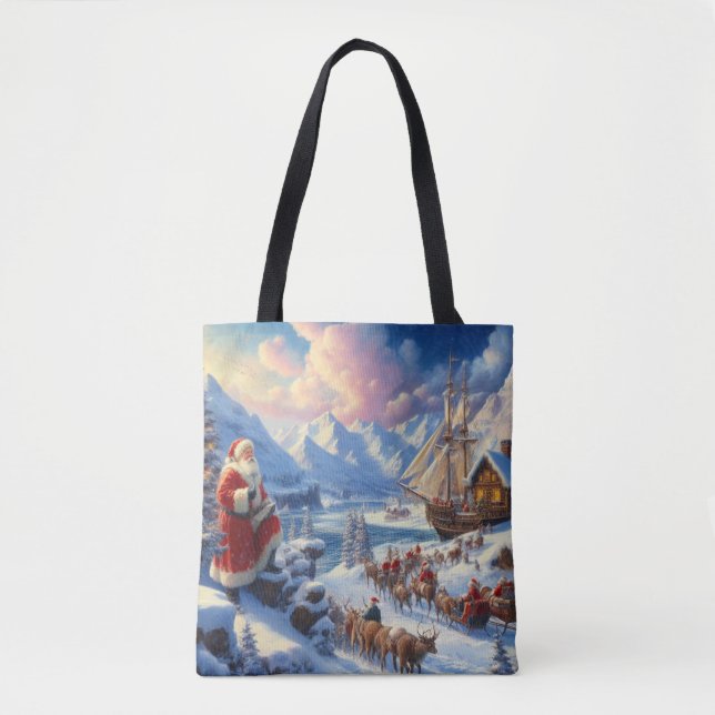 Christmas Santa Claus 6 Tote Bag (Front)