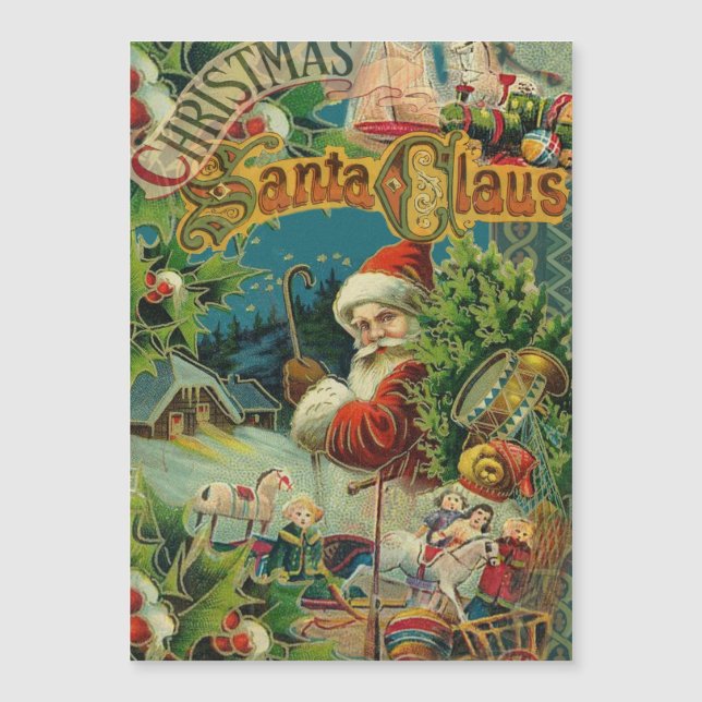 Christmas Santa Claus Antique Art (Front)