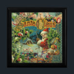 Christmas Santa Claus Antique Art Gift Box<br><div class="desc">This Christmas Santa Claus is a collection of images from the 1800s.</div>