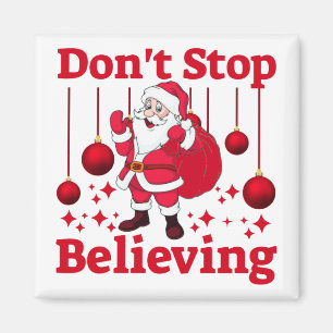 Christmas Santa Claus Believing Magnet
