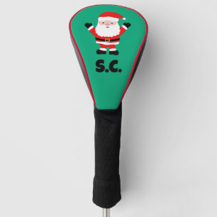 Christmas Santa Claus cartoon personalized Golf Head Cover