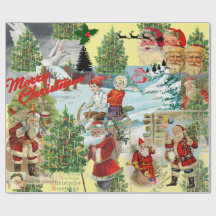 CHRISTMAS Santa Claus COLLAGE