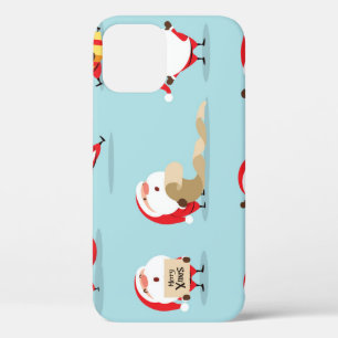 Christmas Santa Claus collection. iPhone 12 Case