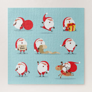 Christmas Santa Claus collection. Jigsaw Puzzle