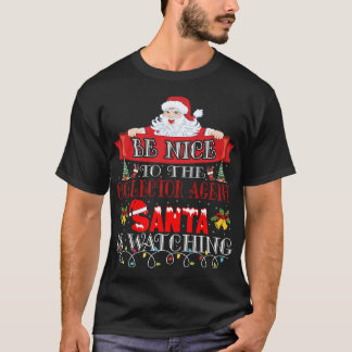 Christmas Santa Claus Collector Agent Gift  T-Shirt