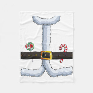 Christmas Santa Claus Costume Fun Santa Suit Xmas Fleece Blanket