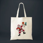 Christmas Santa Claus Dunking A Basketball Xmas Tote Bag<br><div class="desc">Christmas Santa Claus Dunking A Basketball Xmas</div>
