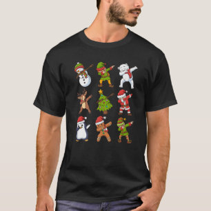 Christmas Santa Claus Elf Reeinder Gingerbread Man T-Shirt