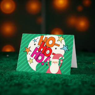 Christmas Santa Claus “Ho Ho Ho” Greeting Card