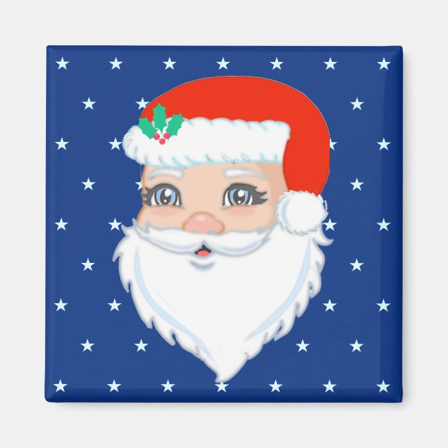 Christmas Santa Claus Magnet (Front)