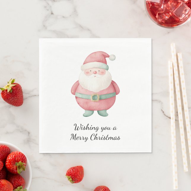 Christmas Santa Claus Napkin (Insitu)