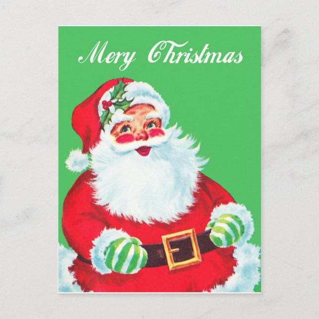 Christmas Santa Claus Postcard (Front)
