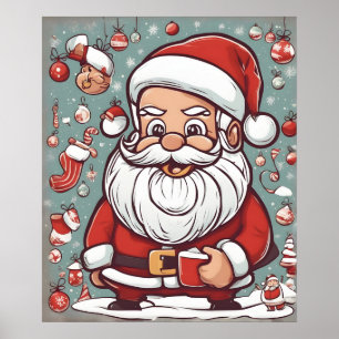 Christmas Santa Claus Poster