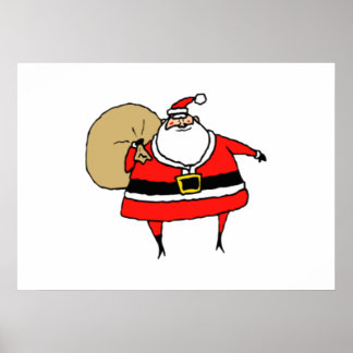 Christmas Santa Claus Poster
