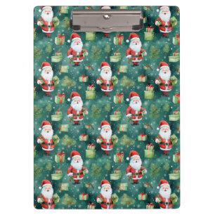 Christmas Santa Claus Seamless Pattern-82909 Clipboard