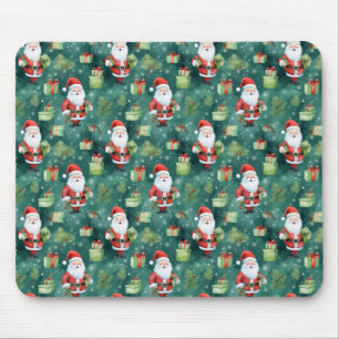Christmas Santa Claus Seamless Pattern-82909 Mouse Pad