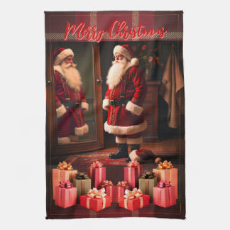Christmas Santa Claus Tea Towel