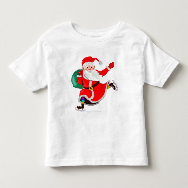 Christmas Santa Claus Toddler T-shirt (Front)