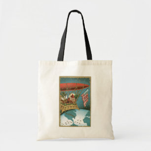 Christmas, Santa Claus Tote Bag
