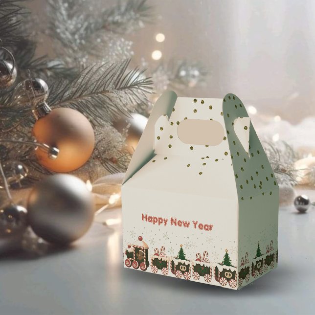 Christmas Santa Claus Train Favour Box (Creator Uploaded)