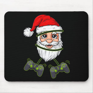 Christmas Santa Claus Video Game Controllers Boys Mouse Pad