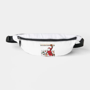 Christmas Santa Claus Volleyball Snowman Reindeer Bum Bags