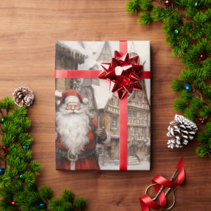 Christmas Santa Claus Wrapping Paper