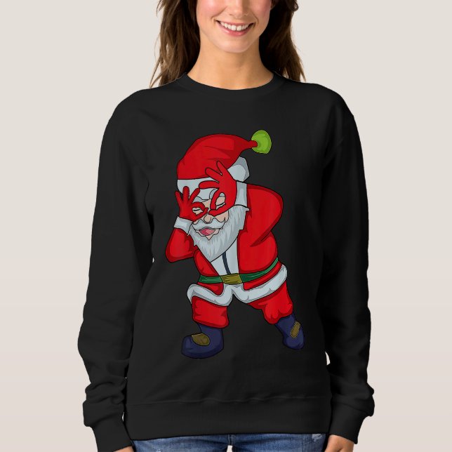 Christmas Santa Clause Griddy Dance Sweatshirt (Front)