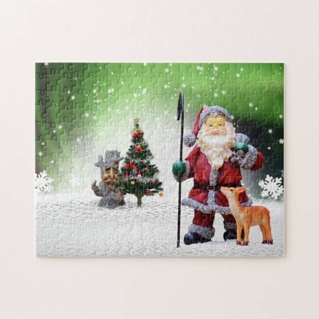 Christmas santa clause jigsaw puzzle (Horizontal)