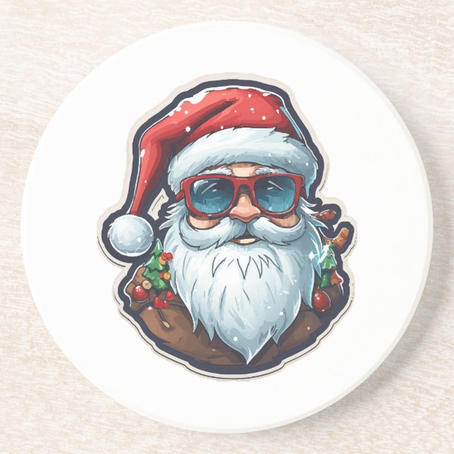 Christmas Santa Coaster (Front)