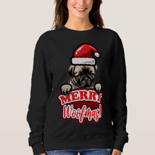Christmas Santa Cute Pug Classic T-Shirt 912 Sweatshirt